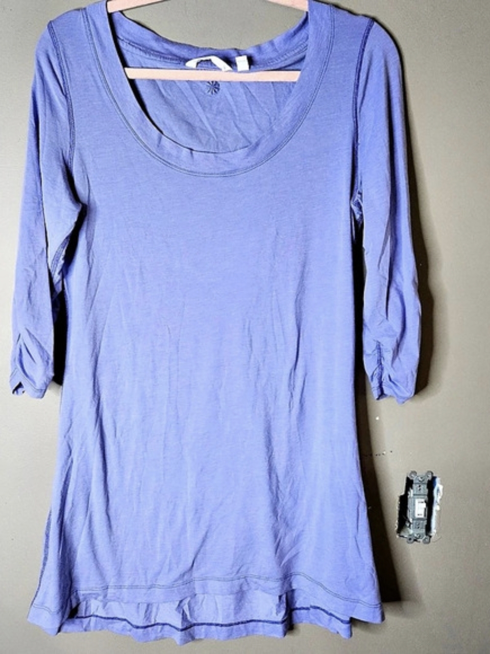 Athleta Long Sleeve Tunic in Purple Size Medium Ptp 21"